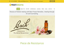 Tablet Screenshot of preetibhatia.com